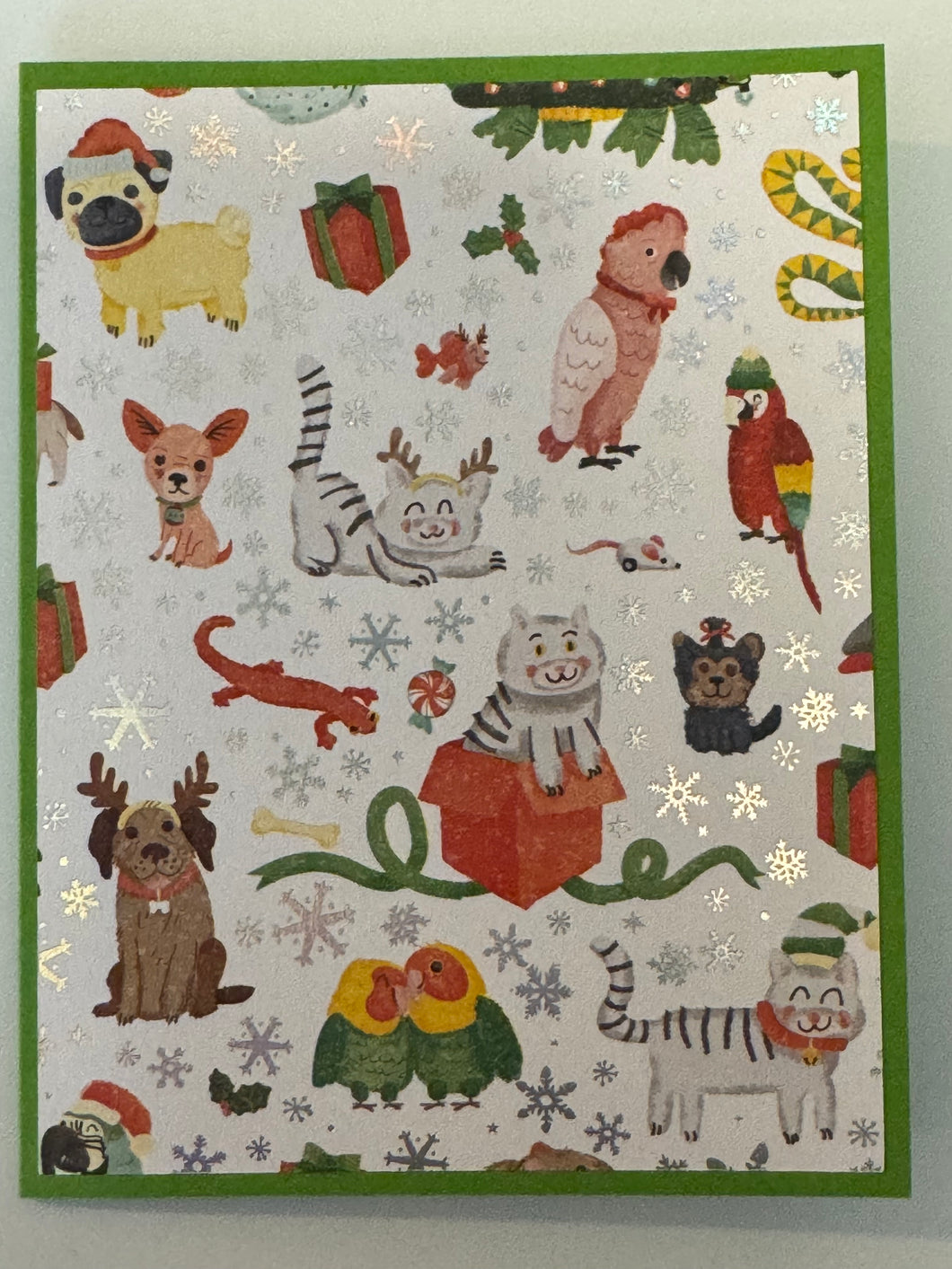 Holiday Animals Card