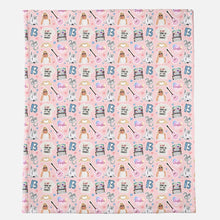 Load image into Gallery viewer, Swiftie blanket- all over print minky blanket
