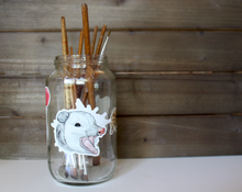 Load image into Gallery viewer, Screaming Opossum Sticker
