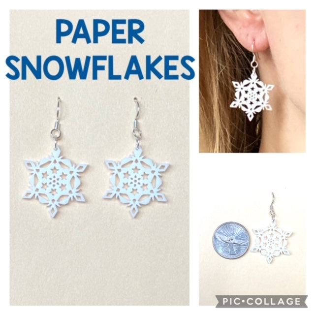 Paper Snowflakes Earrings