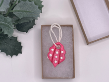 Load image into Gallery viewer, Sparkly Pink Christmas Bulb Ornament
