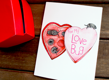 Load image into Gallery viewer, Love Bug - Isopod Valentine&#39;s Day Card
