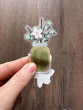 Load image into Gallery viewer, Pickle Jar Floral Bouquet Sticker
