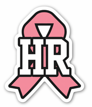 Load image into Gallery viewer, HR sticker- Heather Ruane breast cancer sticker and magnet -fundraiser
