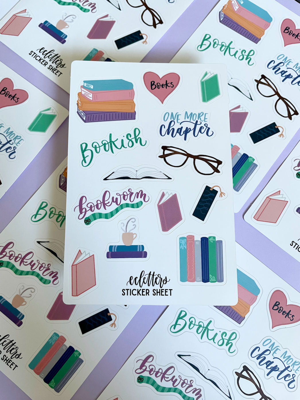 Bookish Sticker Sheet