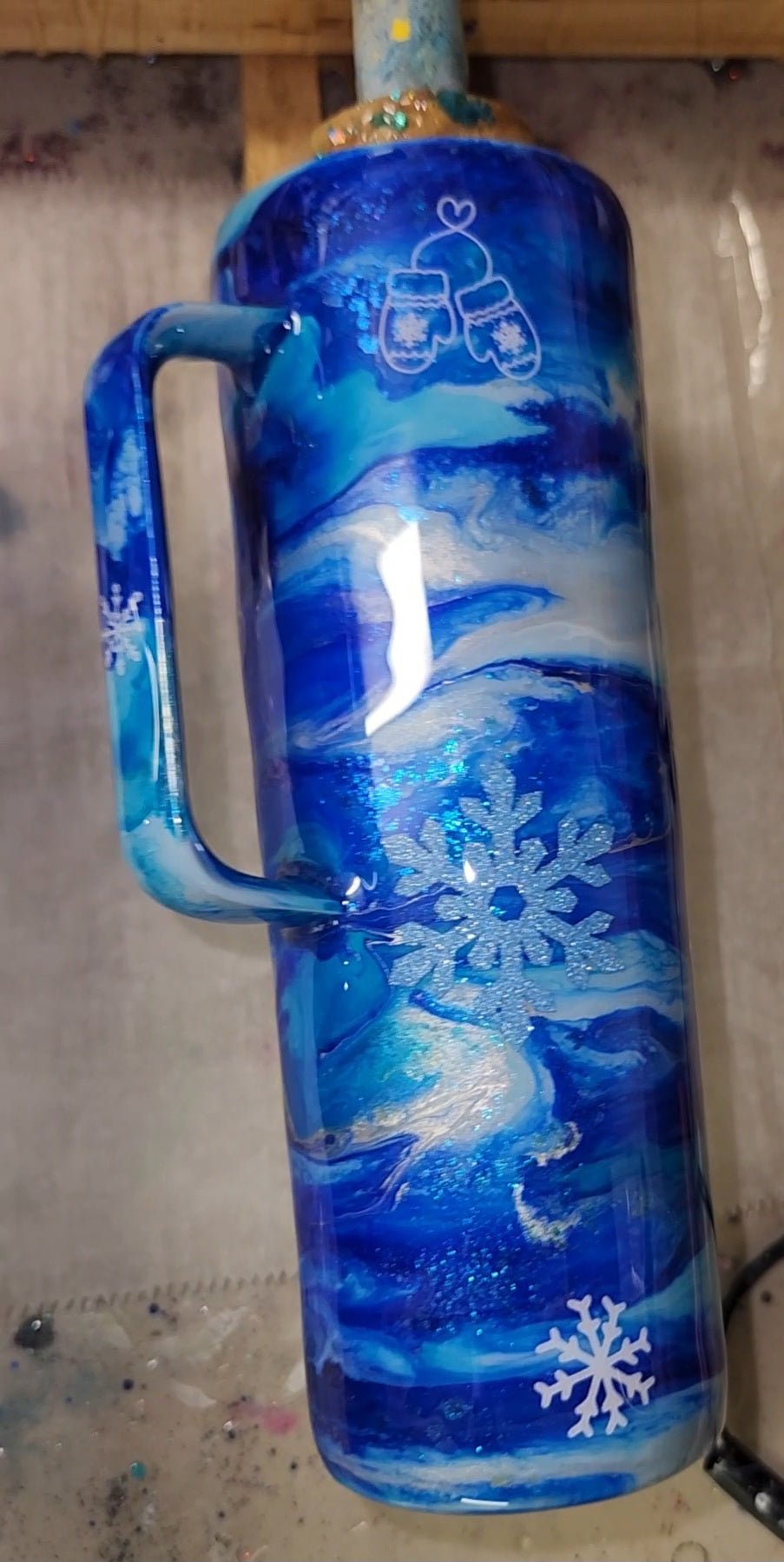 Winter Wonderland Tumbler 20 oz. with Handle