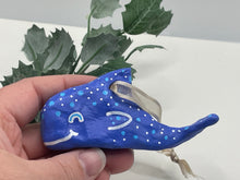 Load image into Gallery viewer, Splashy Whale Christmas Ornament
