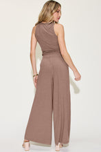 Load image into Gallery viewer, Basic Bae Full Size Ribbed Tank and Wide Leg Pants Set
