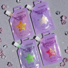 Load image into Gallery viewer, lavender SPARKLE PARTY HAIR AND BODY GEL - SINGLE PACKS: LAVENDER MOONS
