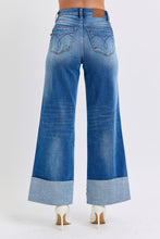 Load image into Gallery viewer, Judy Blue Full Size Distressed High Waist Wide Leg Jeans
