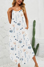 Load image into Gallery viewer, Printed Scoop Neck Wide Leg Jumpsuit
