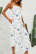 Load image into Gallery viewer, Printed Scoop Neck Wide Leg Jumpsuit
