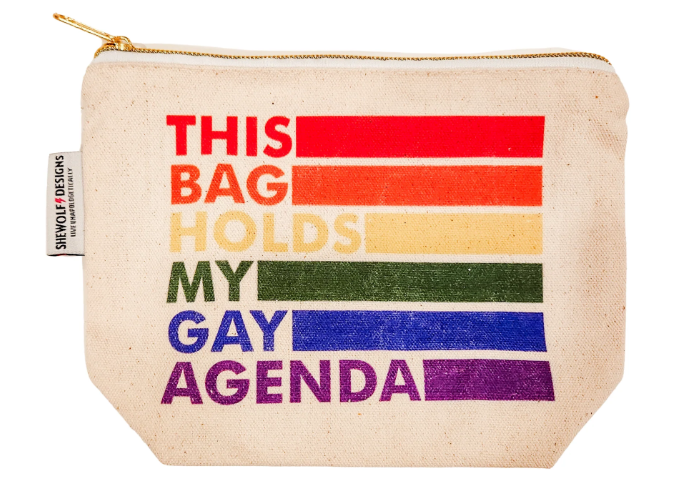 Gay agenda pouch