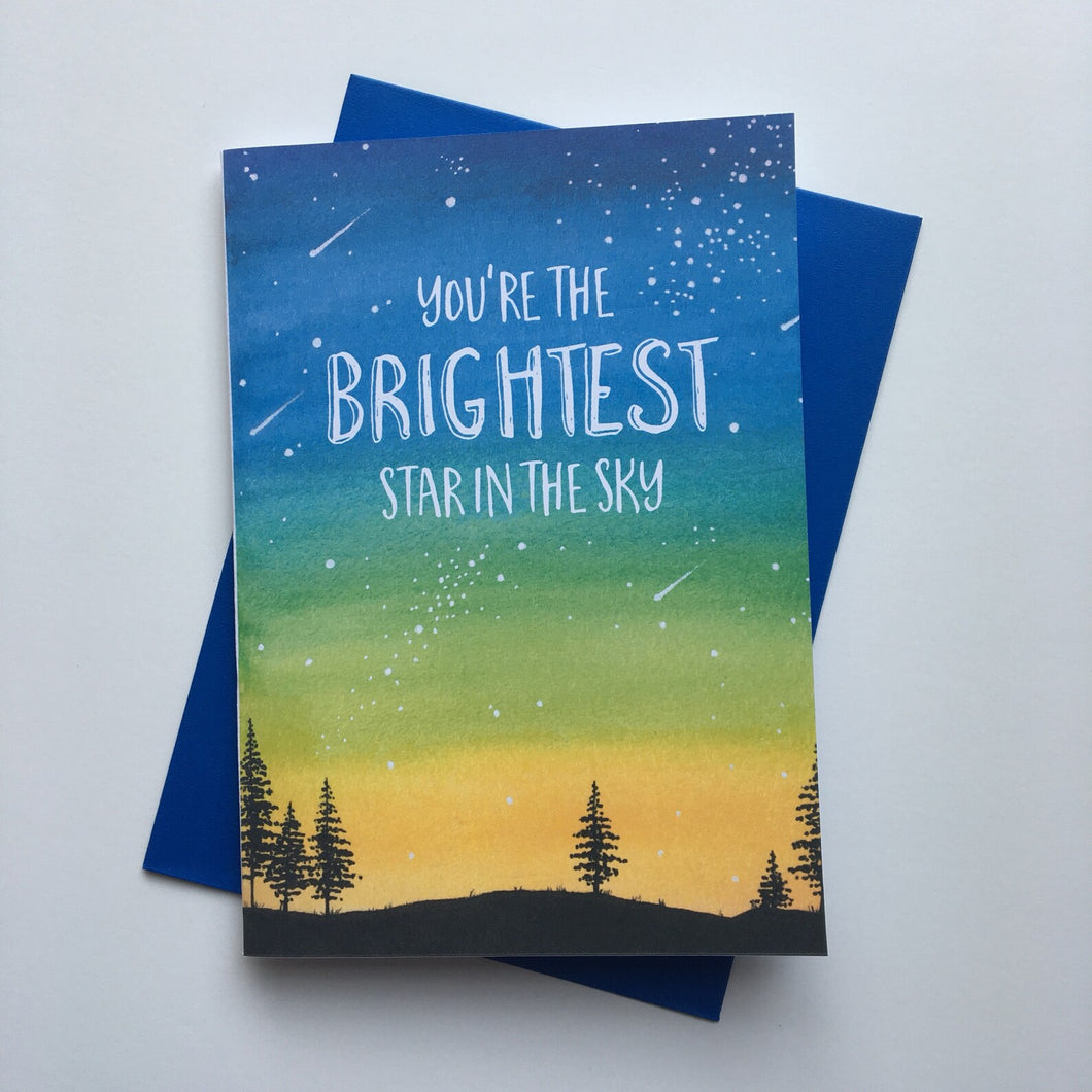 Bright Star Greeting Card