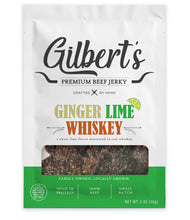 Load image into Gallery viewer, Ginger Lime Whiskey Jerky- 2oz &quot;A sweet lime flavor marinated in real whiskey.&quot;
