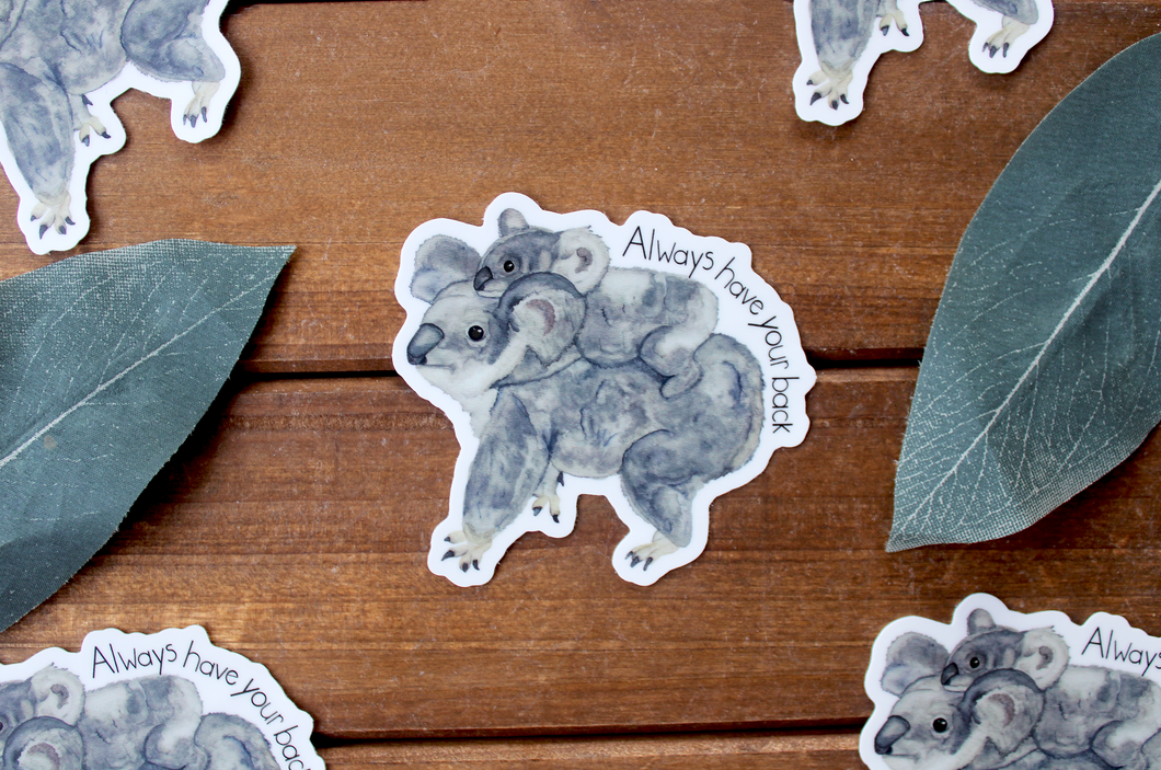 Mom and Baby Koala Sticker