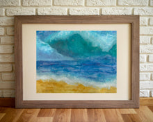 Load image into Gallery viewer, Sunset Surf - Watercolor Print

