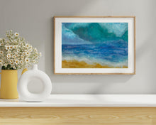 Load image into Gallery viewer, Sunset Surf - Watercolor Print
