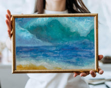 Load image into Gallery viewer, Sunset Surf - Watercolor Print
