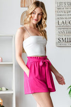 Load image into Gallery viewer, Heimish Full Size Texture High Waist Tied Shorts
