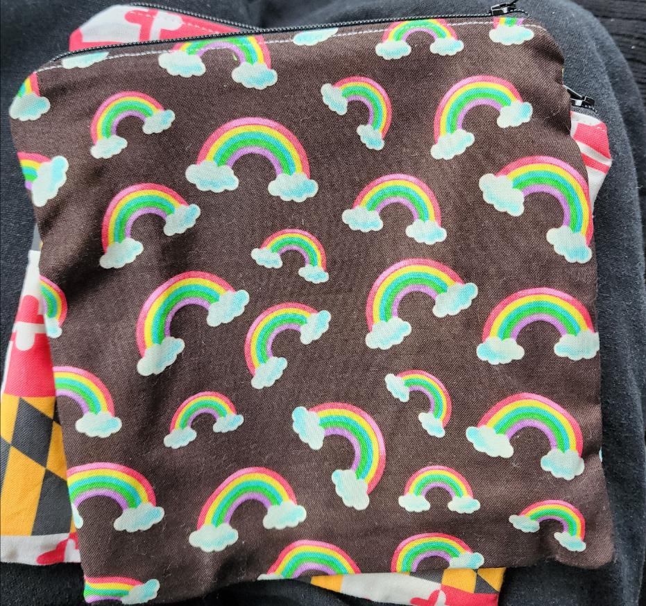Medium rainbow wet bag