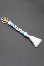 Load image into Gallery viewer, Letter Tassel Keychain
