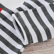 Load image into Gallery viewer, Girls Rainbow Graphic Striped Long Sleeve Dress
