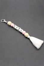 Load image into Gallery viewer, Letter Tassel Keychain
