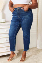 Load image into Gallery viewer, Judy Blue Full Size High Waist Released Hem Slit Jeans
