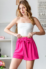 Load image into Gallery viewer, Heimish Full Size Texture High Waist Tied Shorts
