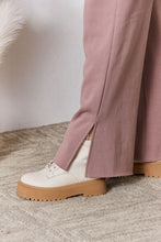 Load image into Gallery viewer, RISEN High Waist Slit Wide Leg pants
