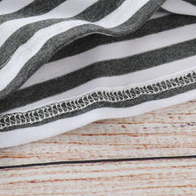 Load image into Gallery viewer, Girls Rainbow Graphic Striped Long Sleeve Dress
