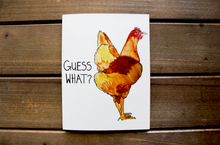 Load image into Gallery viewer, Guess What Chicken Butt Card
