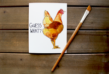 Load image into Gallery viewer, Guess What Chicken Butt Card
