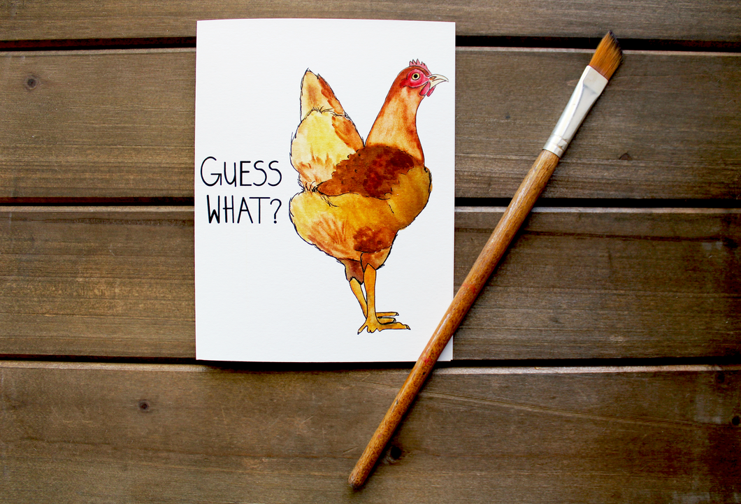 Guess What Chicken Butt Card