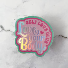 Load image into Gallery viewer, Love Your Body Self Love Club Sticker
