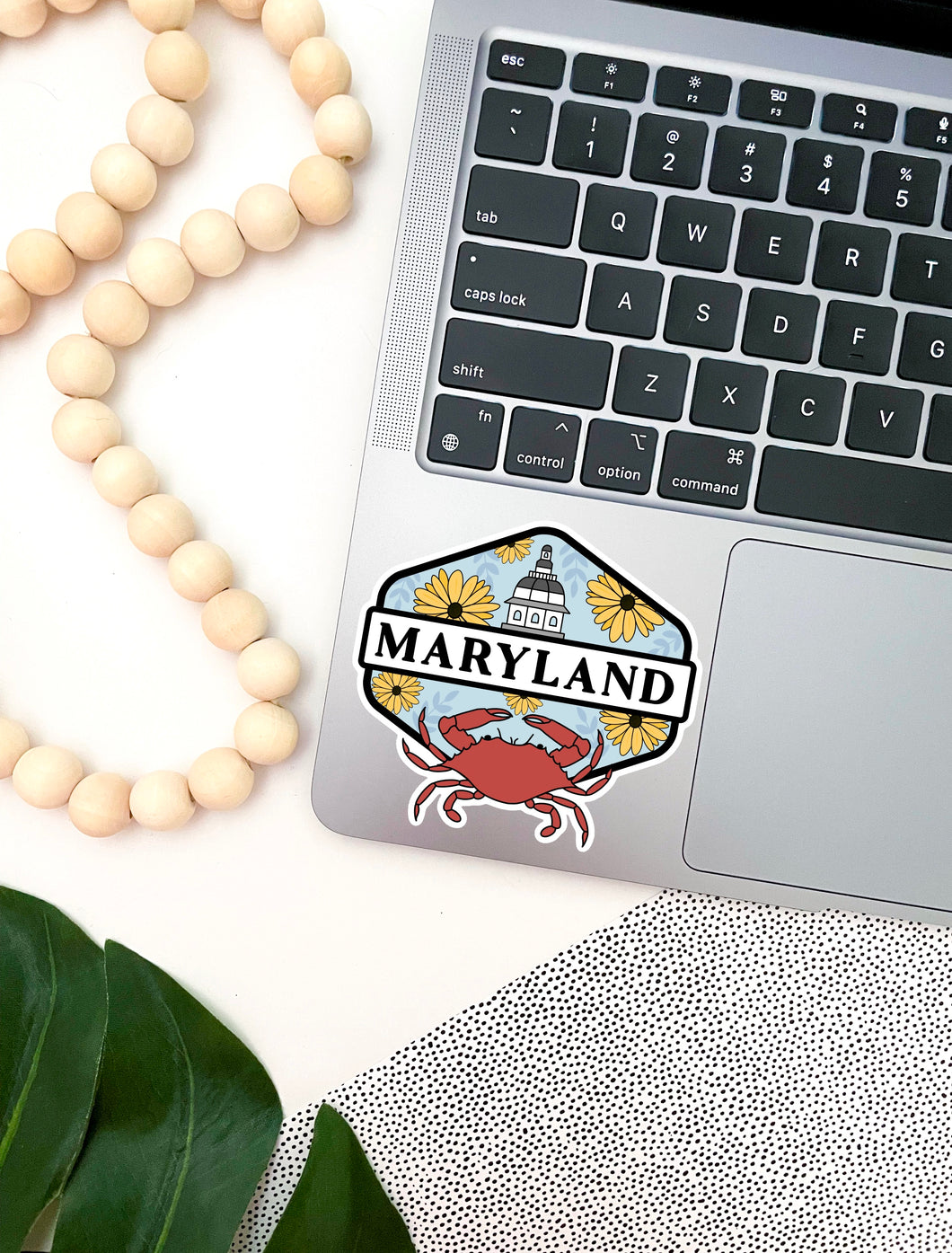 Maryland State Capital Sticker