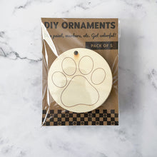 Load image into Gallery viewer, Dog Paw DIY Holiday Ornament
