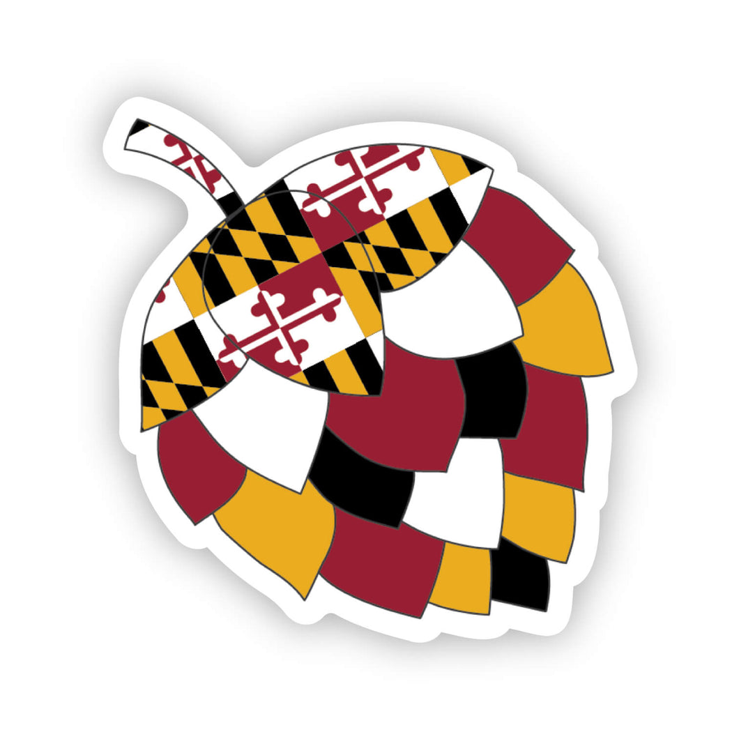 Maryland beer hop sticker