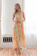 Load image into Gallery viewer, Sew In Love Printed V-Neck Sleeveless Dress

