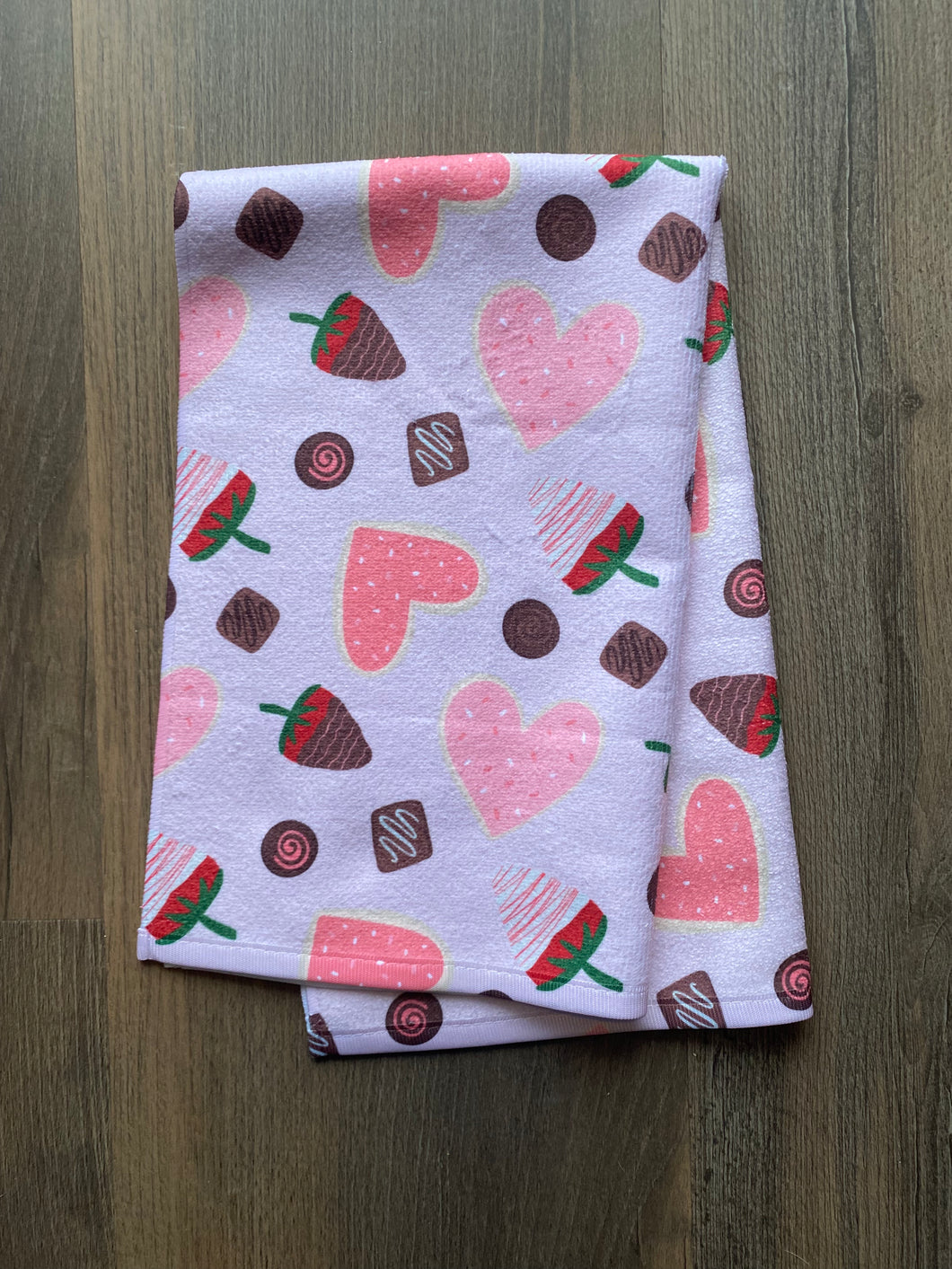 Valentines Day Sweet Treats Hand Towel